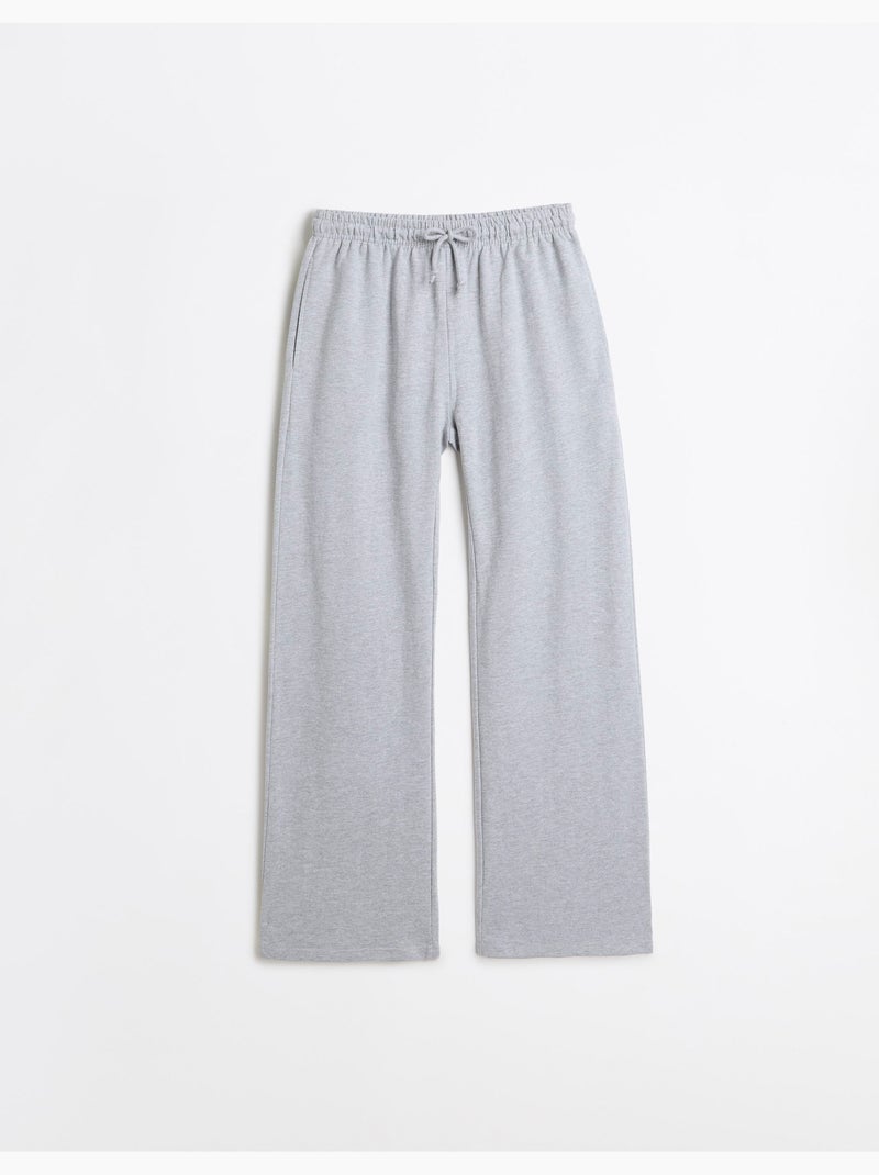 Pantalon de jogging jambe large, mo fashion Gris - Kiabi