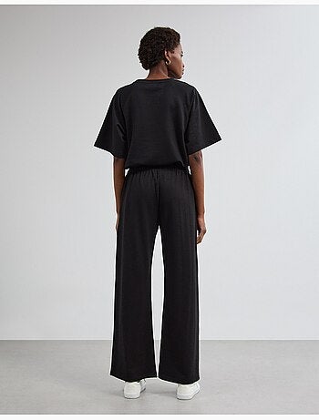 Pantalon de jogging jambe large, mo fashion