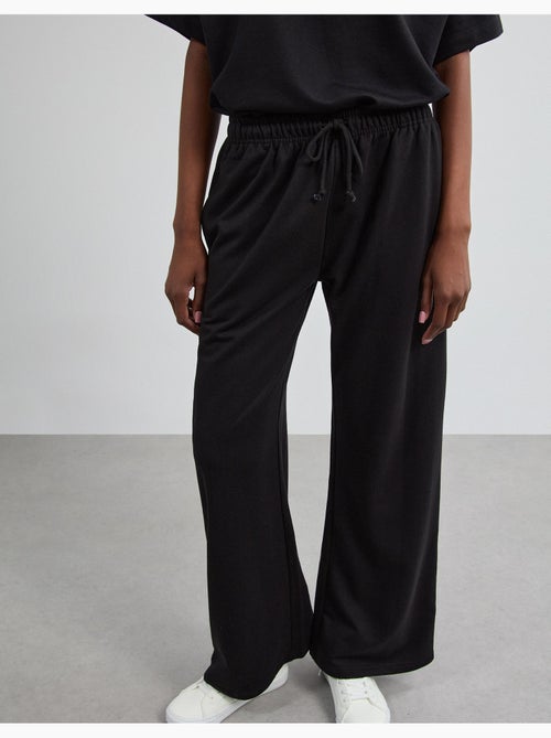 Pantalon de jogging jambe large, mo fashion - Kiabi Pantalon de jogging jambe large, mo fashion - Kiabi
