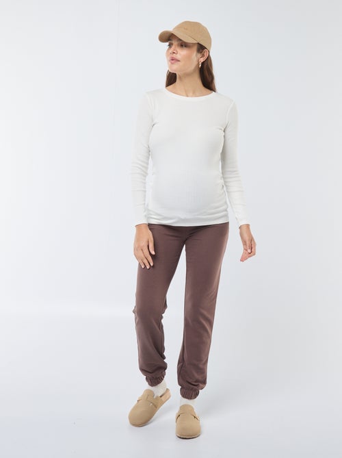 Pantalon de jogging maternité - Kiabi