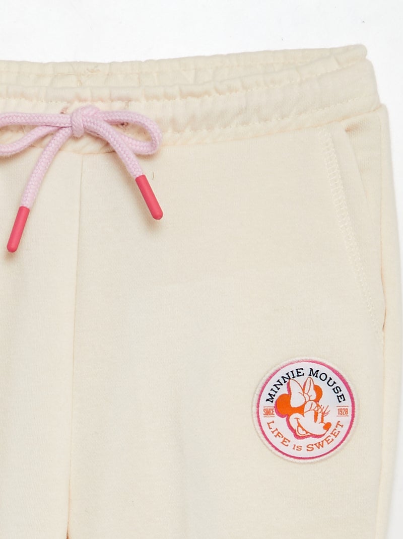 Pantalon de jogging 'Minnie' 'Disney' Blanc - Kiabi