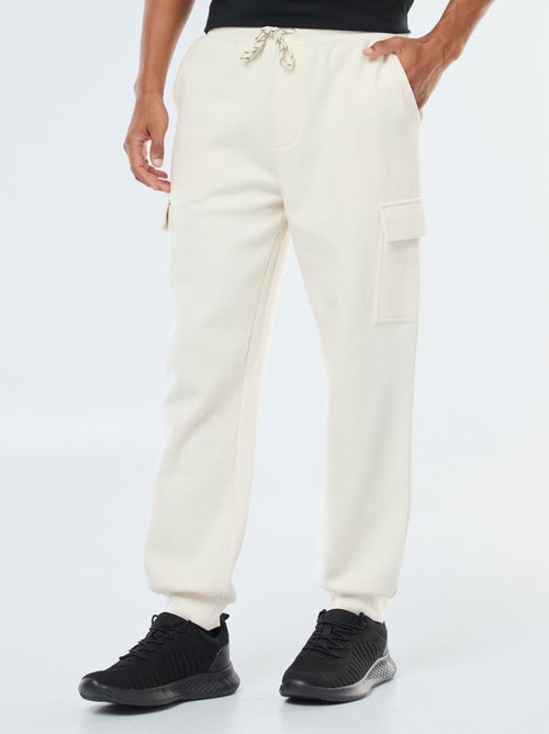Pantalon de jogging multi-poches uni - Kiabi