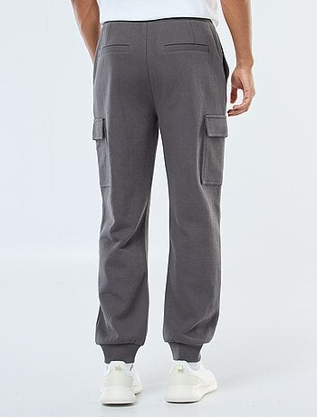 Pantalon de jogging multi-poches uni