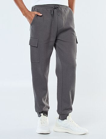 Pantalon de jogging multi-poches uni