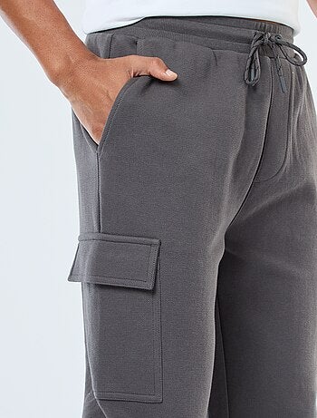 Pantalon de jogging multi-poches uni