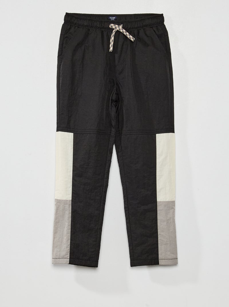 Pantalon de jogging noir - Kiabi