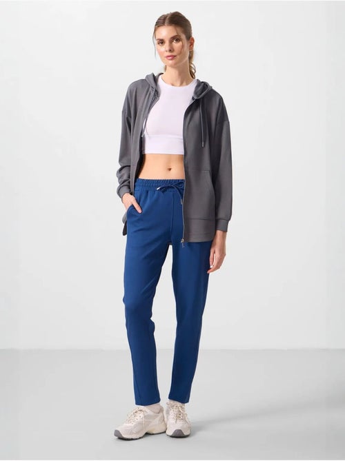 Pantalon de jogging pour femme avec fermeture éclair tommy - Kiabi Pantalon de jogging pour femme avec fermeture éclair tommy - Kiabi