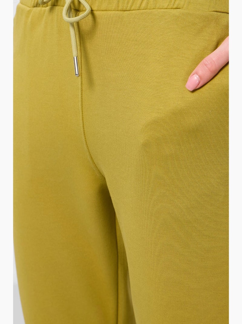 Pantalon de jogging pour femme avec fermeture éclair tommy Kaki - Kiabi