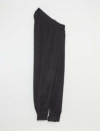 Pantalon de jogging pour femme en maille légère à taille élastiquée