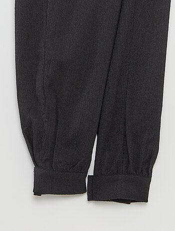 Pantalon de jogging pour femme en maille légère à taille élastiquée