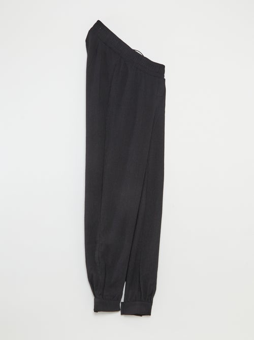 Pantalon de jogging pour femme en maille légère à taille élastiquée - Kiabi Pantalon de jogging pour femme en maille légère à taille élastiquée - Kiabi