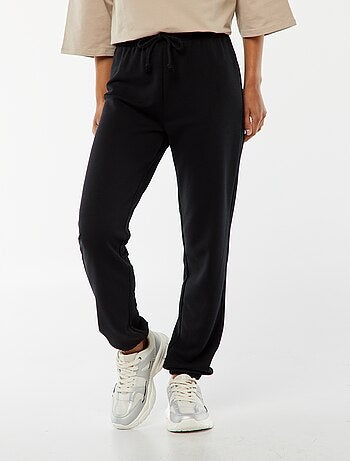 Pantalon en maille lourde femme coupe jogging
