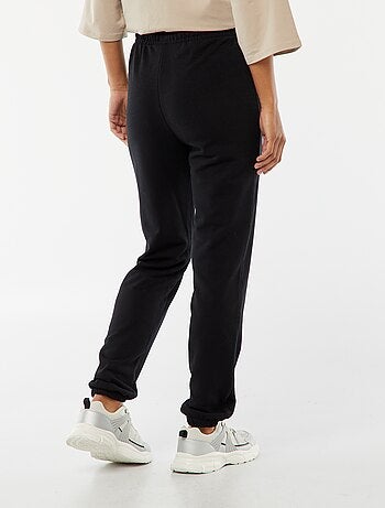 Pantalon en maille lourde femme coupe jogging