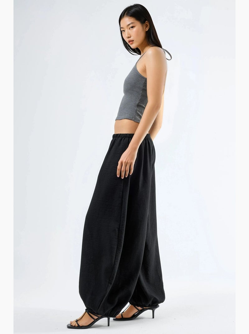 Pantalon de jogging taille basse coupe ample hiccup Noir - Kiabi