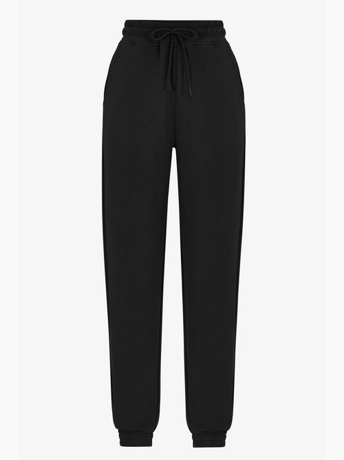 Pantalon de jogging taille haute à bas resserrés penti - Kiabi Pantalon de jogging taille haute à bas resserrés penti - Kiabi