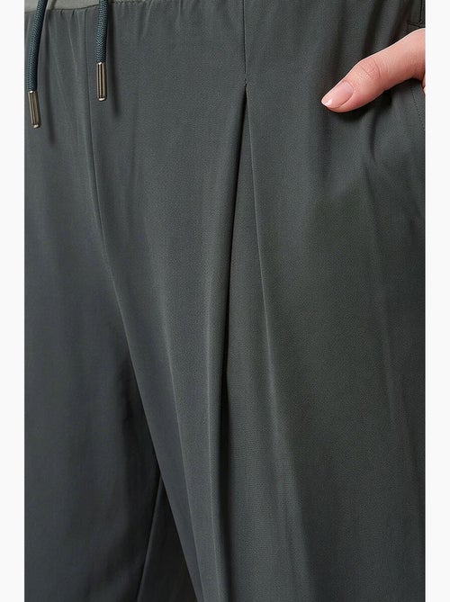 Pantalon de jogging taille mi-haute en jersey fin avec poche tommy - Kiabi Pantalon de jogging taille mi-haute en jersey fin avec poche tommy - Kiabi