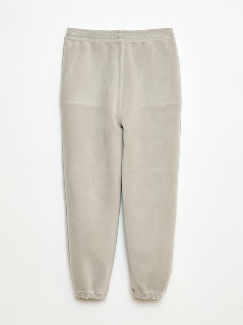 Pantalon de jogging uni avec 2 poches - Kiabi