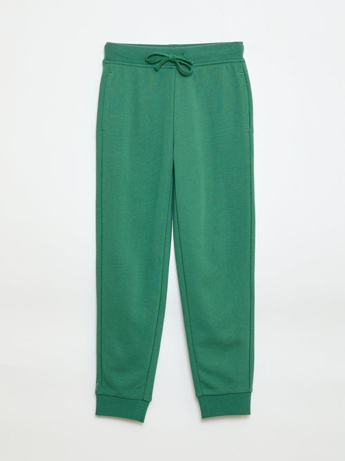 Pantalon de jogging uni avec taille élastiquée - Kiabi