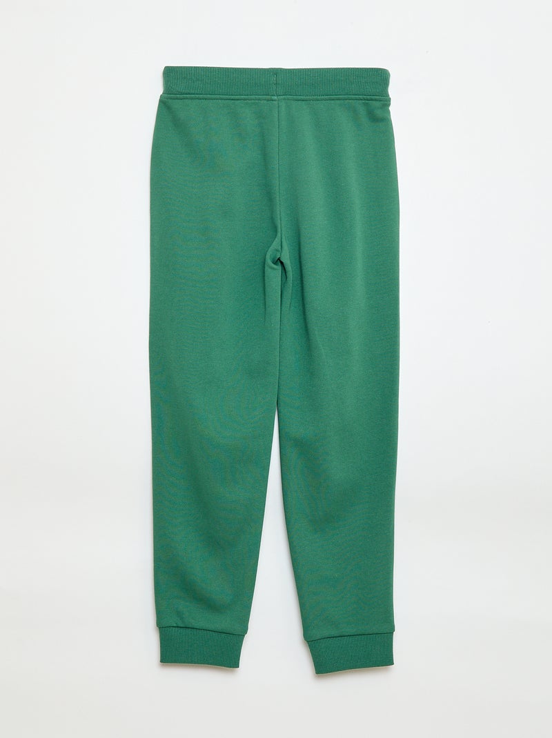 Pantalon de jogging uni avec taille élastiquée Vert - Kiabi