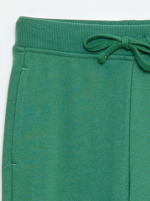 Pantalon de jogging uni avec taille élastiquée - Kiabi