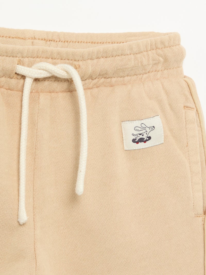 Pantalon de jogging uni Beige - Kiabi
