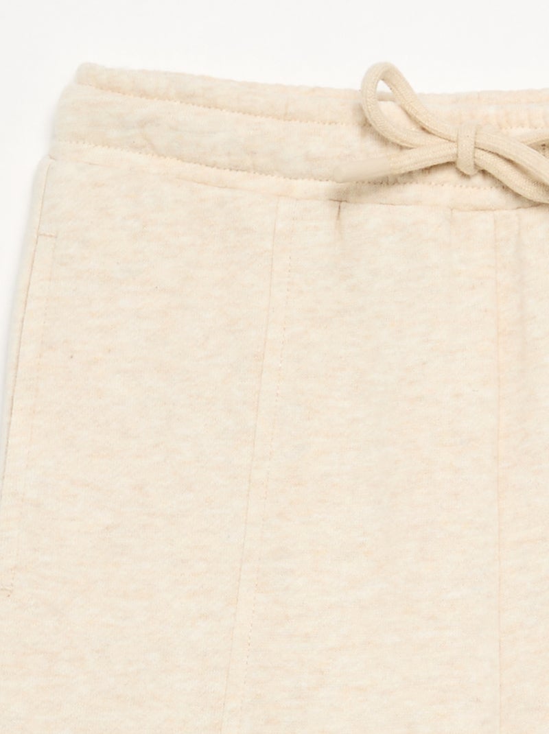 Pantalon de jogging uni Beige - Kiabi