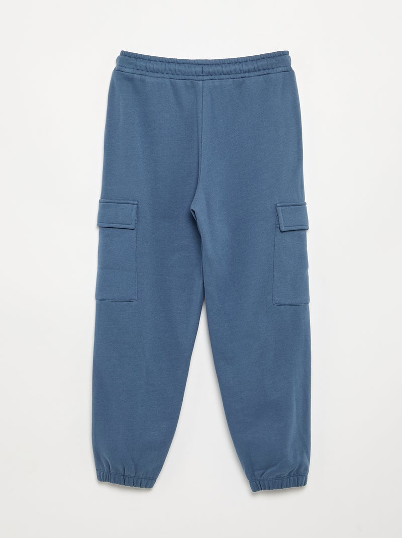 Pantalon de jogging uni Bleu - Kiabi