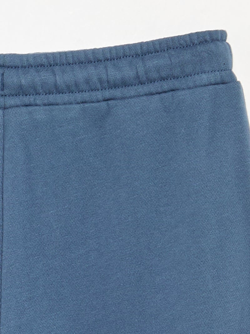 Pantalon de jogging uni Bleu - Kiabi