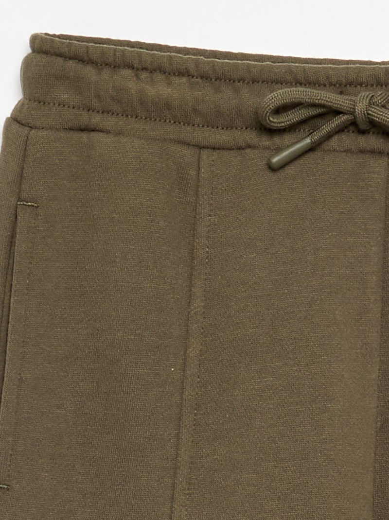 Pantalon de jogging uni Kaki - Kiabi