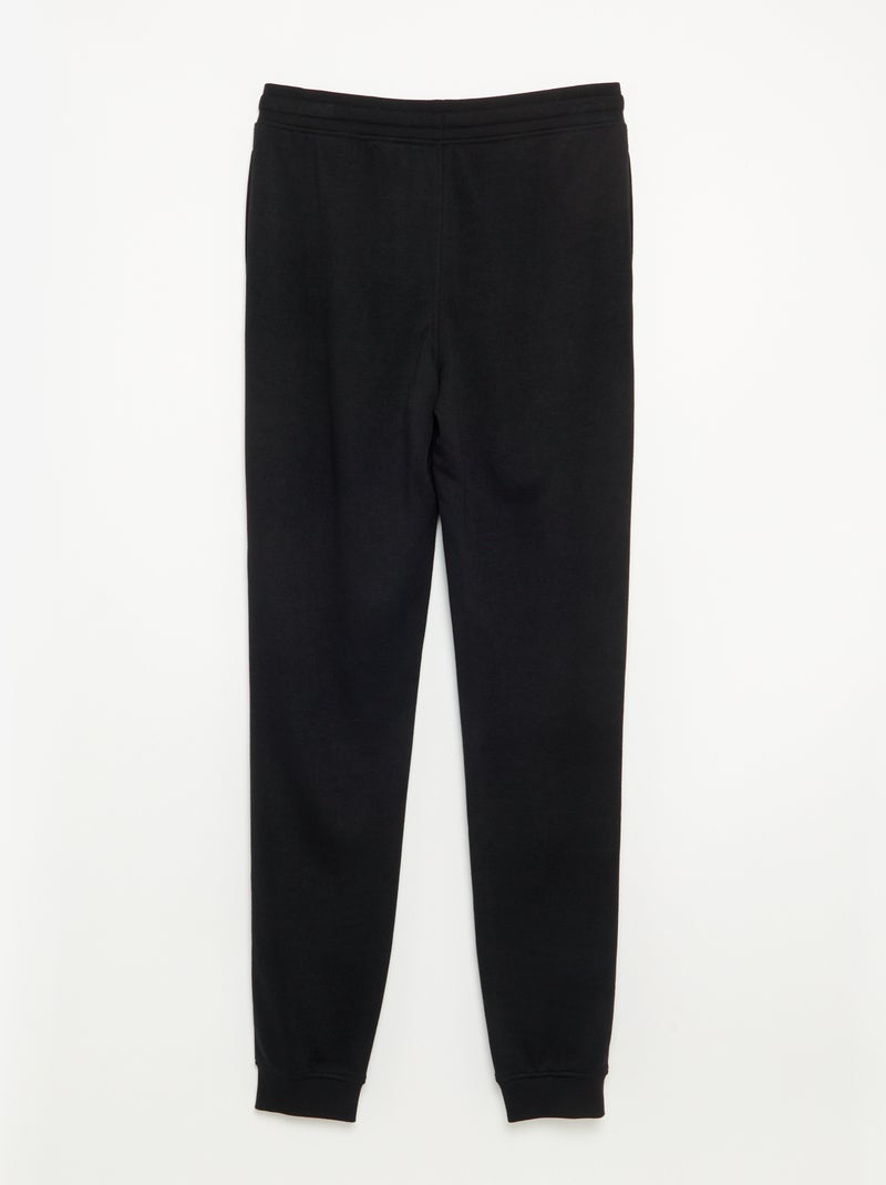 Pantalon de jogging uni Noir - Kiabi