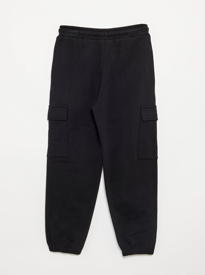 Pantalon de jogging uni Noir - Kiabi