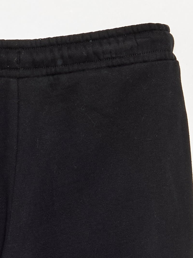 Pantalon de jogging uni Noir - Kiabi