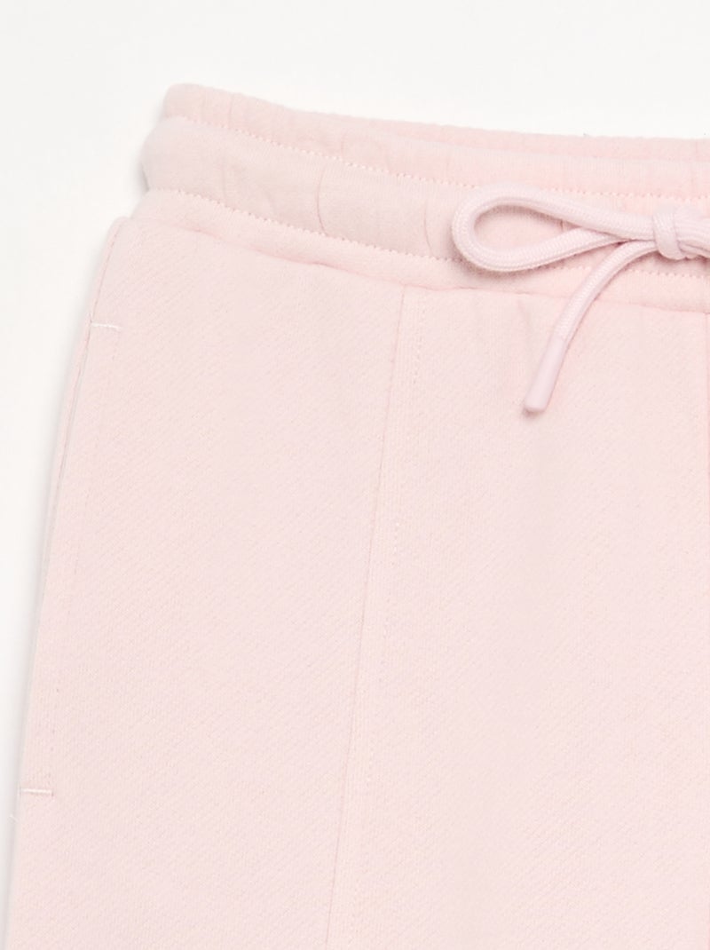 Pantalon de jogging uni Rose - Kiabi
