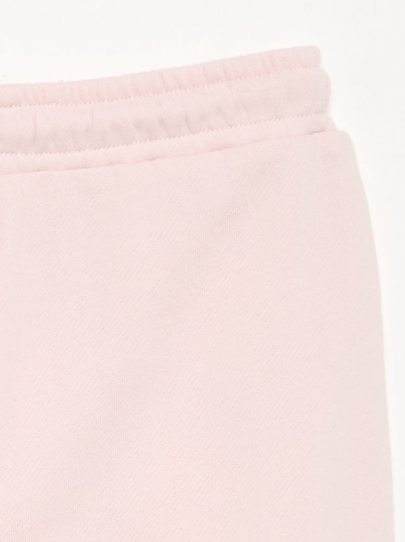 Pantalon de jogging uni Rose - Kiabi