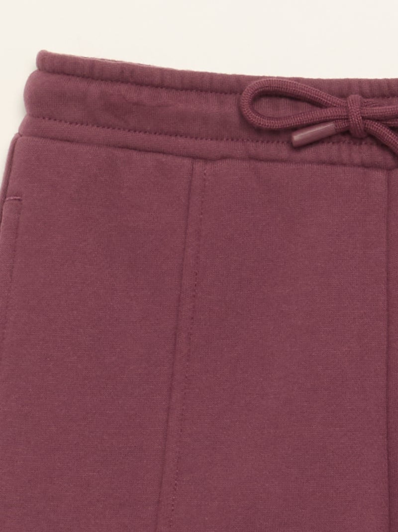 Pantalon de jogging uni Violet - Kiabi