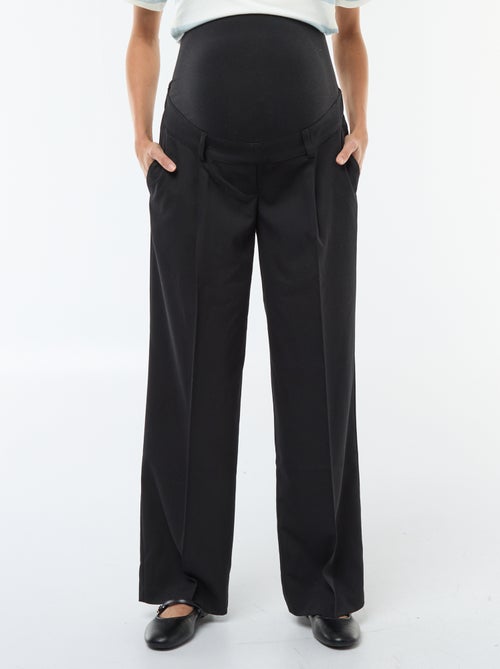 Pantalon de maternité coupe large de maternité - Kiabi
