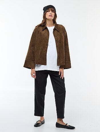 Pantalon de maternité large en maille Milano