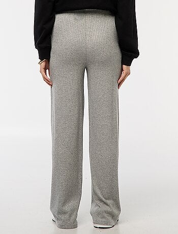 Pantalon de maternité large en rib