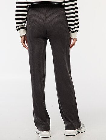 Pantalon de maternité large en rib