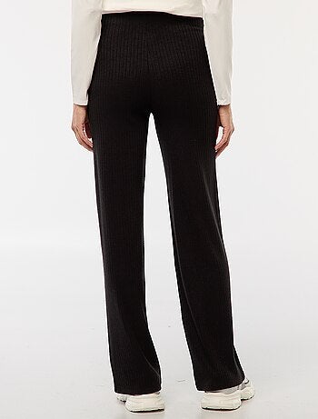 Pantalon de maternité large en rib