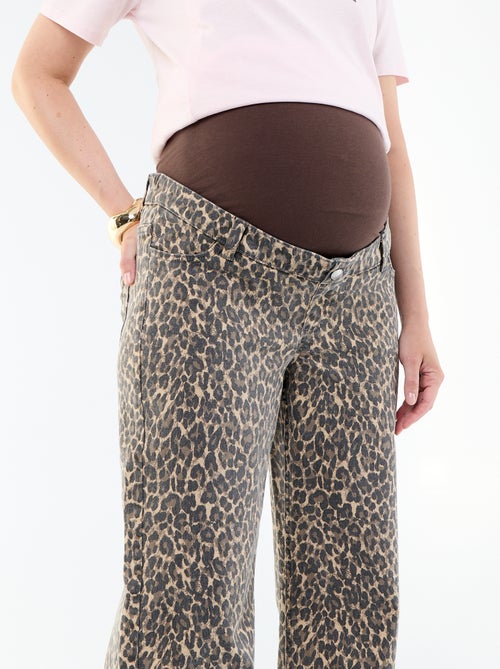 Pantalon de maternité wide leg - Kiabi