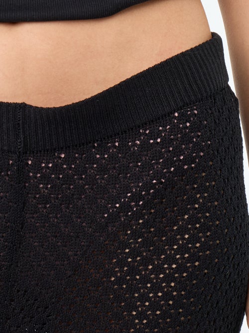 Pantalon de plage en maille crochet - Kiabi