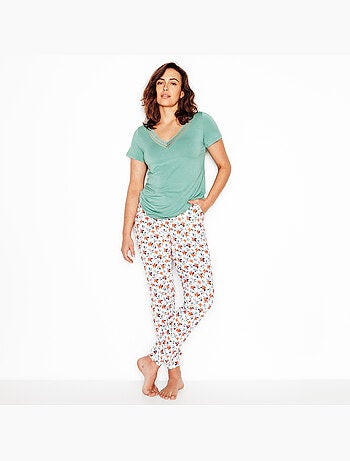 Pantalon de pyjama camille - rougegorge lingerie
