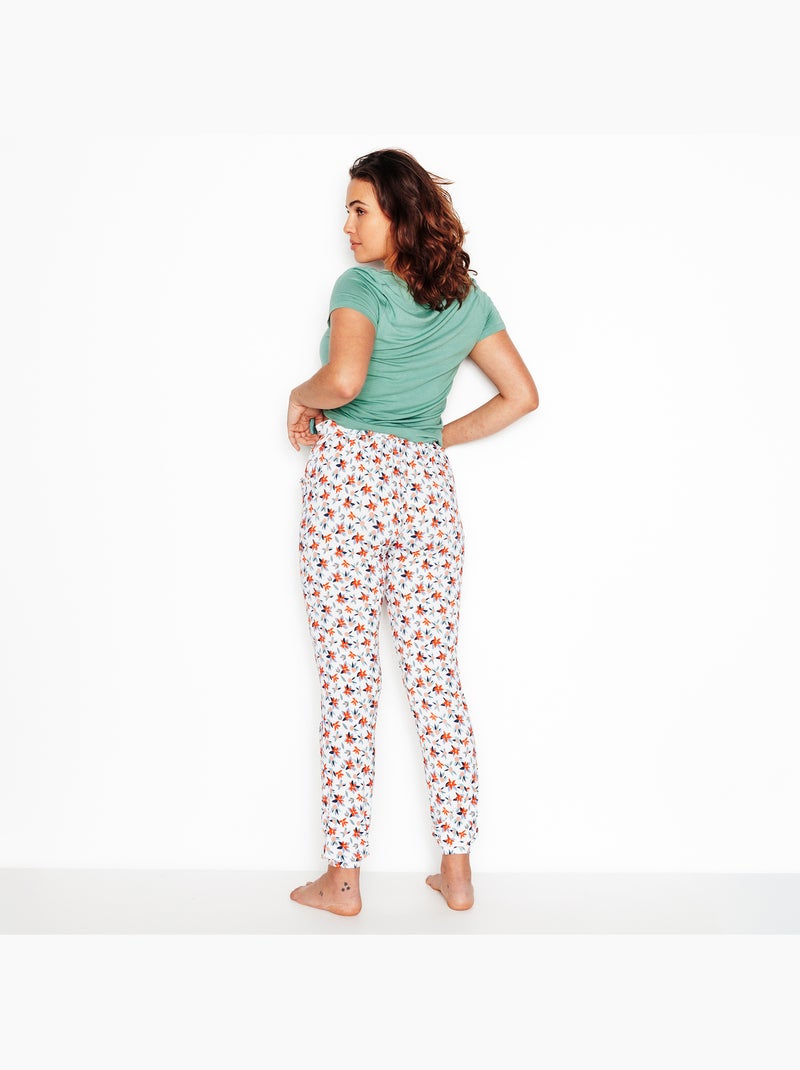 Pantalon de pyjama camille - rougegorge lingerie Blanc Multicolore - Kiabi