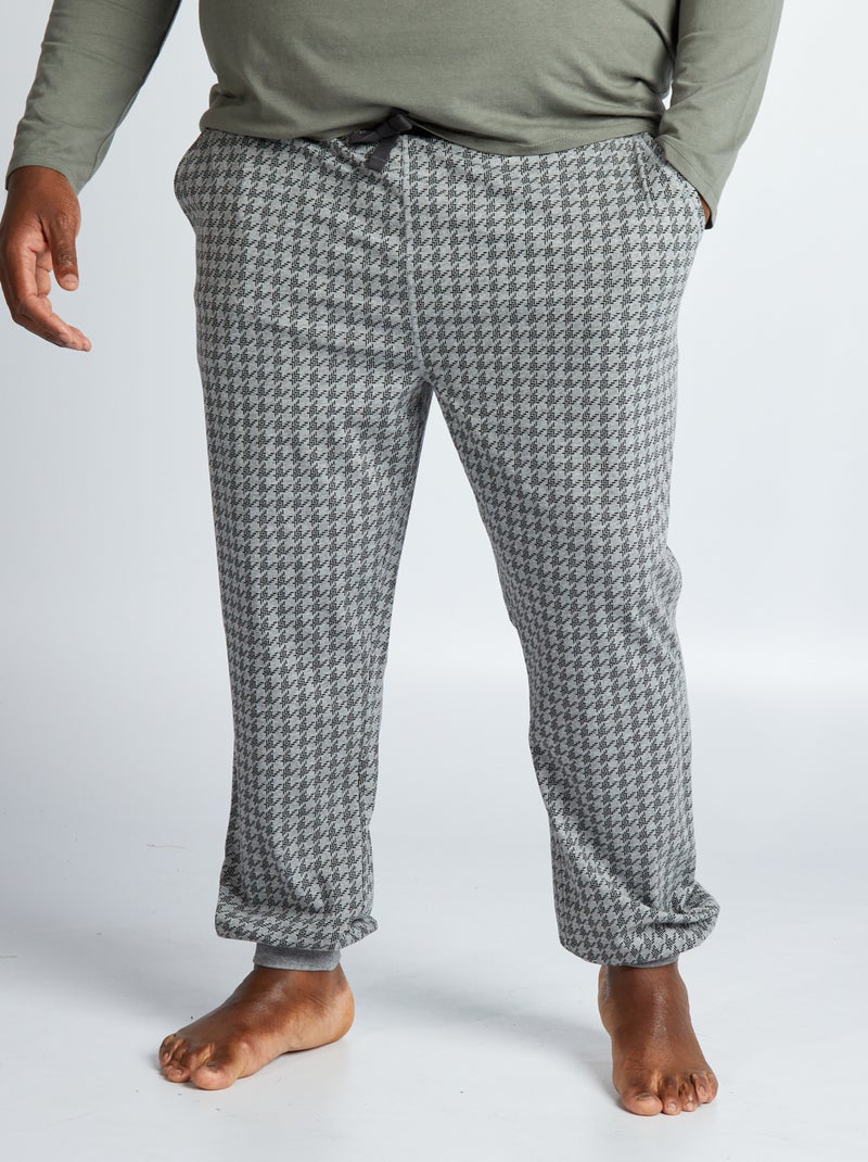 Pantalon de pyjama en jersey Gris - Kiabi