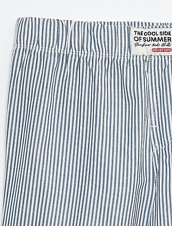 Pantalon de pyjama en popeline