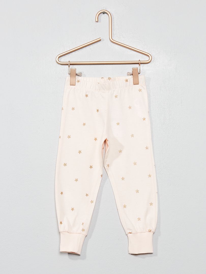 Pantalon de pyjama 'étoiles' rose - Kiabi
