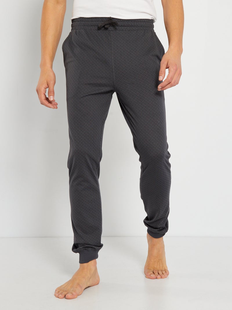 Pantalon de pyjama Gris foncé - Kiabi