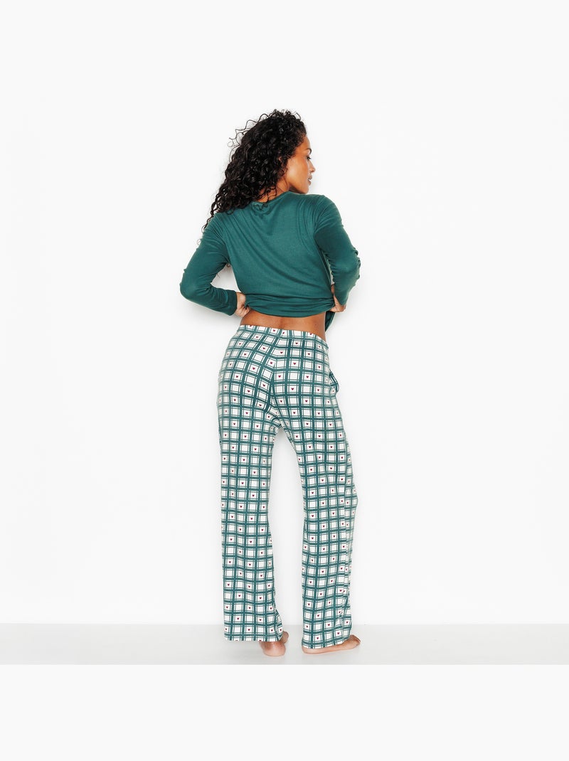 Pantalon de pyjama jolisa - rougegorge lingerie Vert forêt - Kiabi