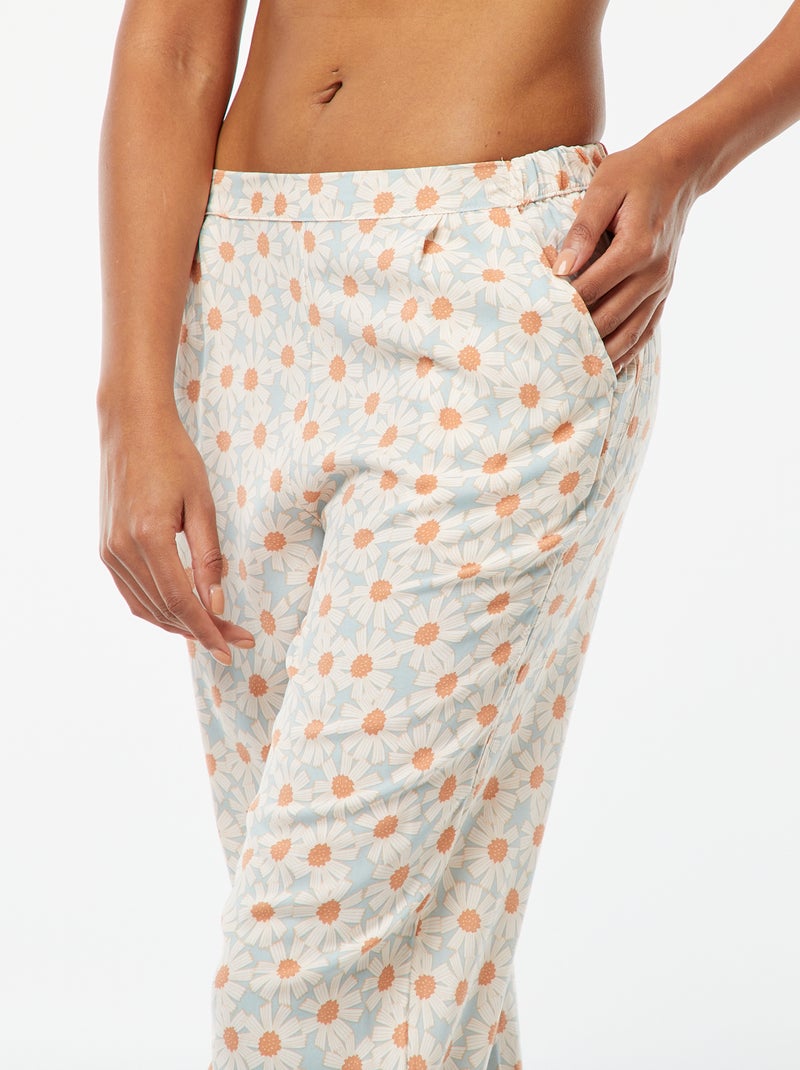 Pantalon de pyjama large BLEU - Kiabi